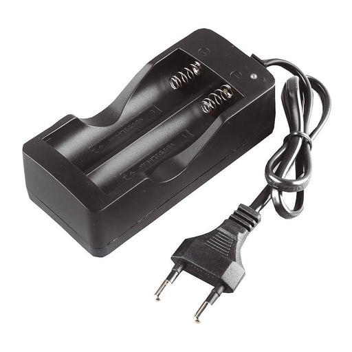 [009000188] ALIMENTADOR/CARGADOR X2 PILAS RECARGABLES 18650 GSC