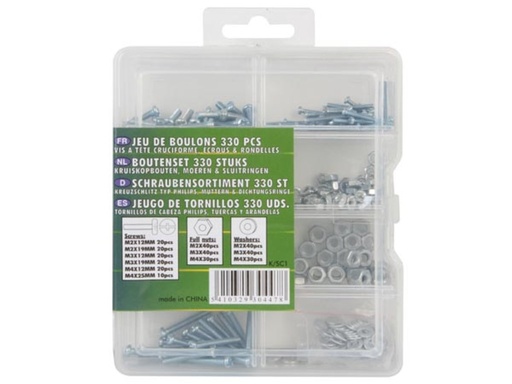 [K/SC1] ESTUCHE TORNILLERIA METRICA 330UDS VLL