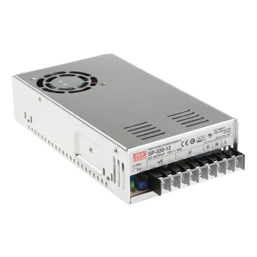 [SP-320-12] FUENTE ALIMENTACION 12V 25A 320W 215X115X50MM MEAN WELL