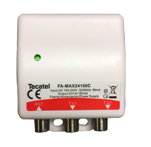 [FA-MAX24160C] FUENTE ALIMENTACION PREVIO 24V/0.160A TECATEL