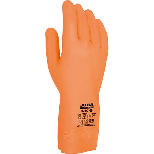 GUANTE NEOPRENO Y LATEX T-XL 10 321C JUBA