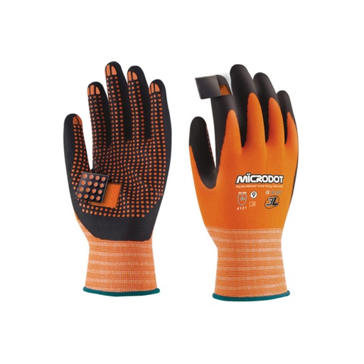 [WX-666/T9] GUANTE NYLON/NITRILO FOAM T9 MICRODOT 3L