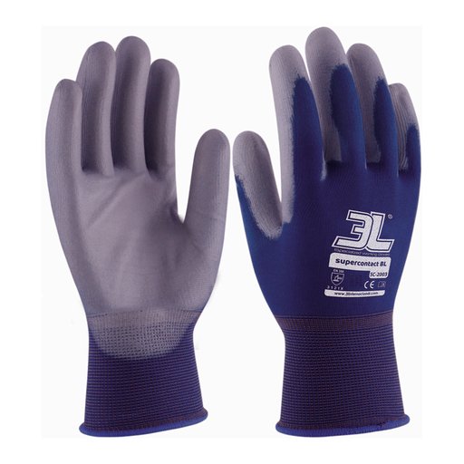 [S2003/7] GUANTE SUPER CONTACT BL T7 AZUL 3L