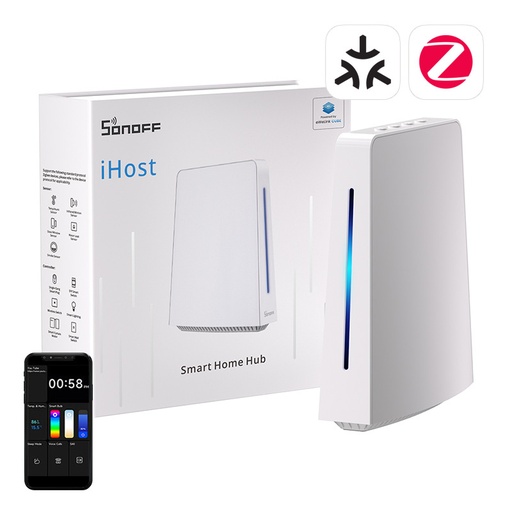 [AIBridge] HUB IHOST WIFI/ZIGBEE/BLE/MATTER AIBRIDGE 2GB LAN SONOFF