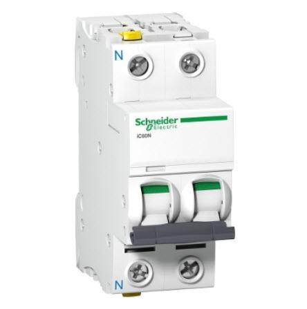 [A9F04610] INTERRUPTOR AUTOMATICO MAGNETOTERMICO 1P+N 10A C 6KA iC60N SCHNEIDER