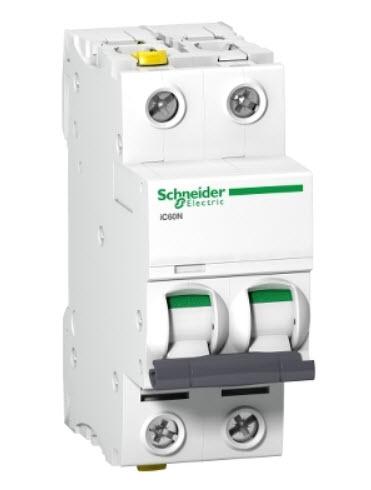 [A9F03216] INTERRUPTOR AUTOMATICO MAGNETOTERMICO 2P 16A B 6/10KA IC SCHNEIDER