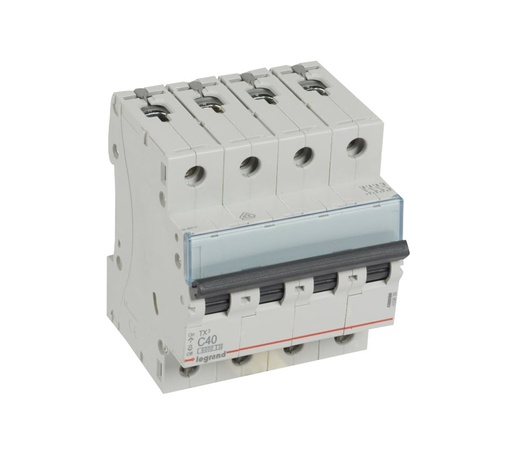 [403630] INTERRUPTOR AUTOMATICO MAGNETOTERMICO 4P 40A C 6KA LEGRAND