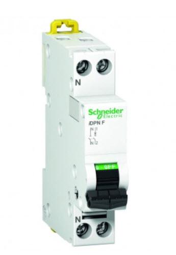 [A9N21645] INTERRUPTOR AUTOMATICO MAGNETOTERMICO ESTRECHO 1P+N 16A C 6KA SCHNEIDER