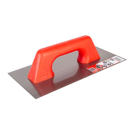 [65951] LLANA ACERO 30X15CM M/PLAST RUBI