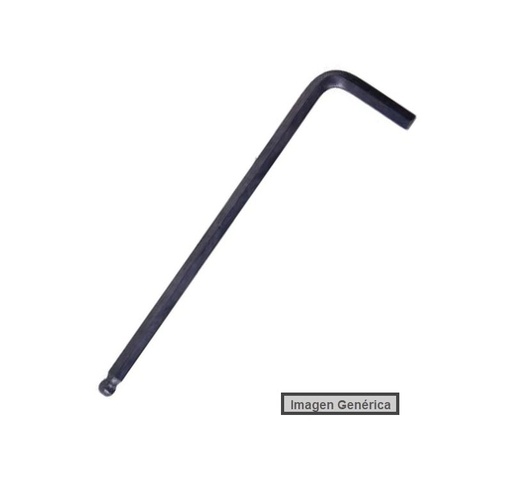[15749] LLAVE L LARGA ALLEN PUNTA BOLA 1.27MM BONDHUS