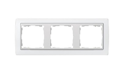 [82630-30] MARCO 3 ELEMENTOS BLANCO NIEVE SIMON 82