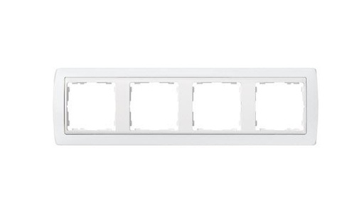 [82640-30] MARCO 4 ELEMENTOS BLANCO NIEVE SIMON 82