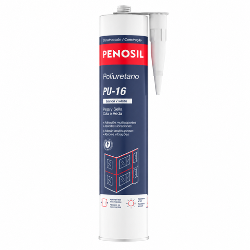 MASILLA POLIURETANO BLANCA 300ML PU-16 PENOSIL