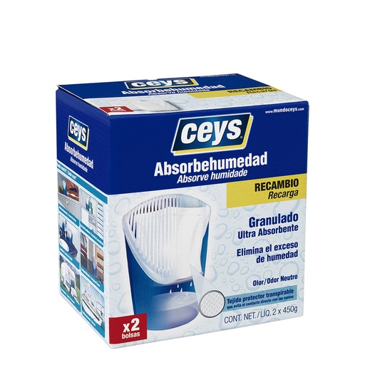 ANTIHUMEDAD DESHUMIFICADOR 2X450G 35M HUMIBOX PASO CEYS