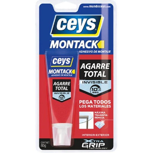 [507227] MONTACK XPRESS TRANSPARENTE 10S BLISTER 70G CEYS