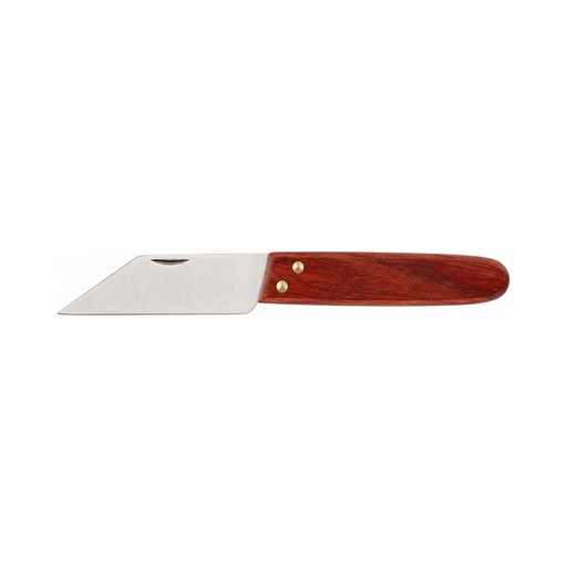 [20803] NAVAJA M/MADERA 80MM RECTA INOX FLORES CORTES
