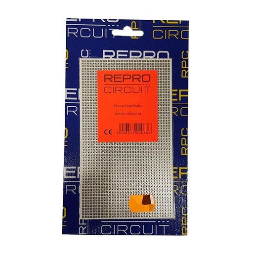 [CT-1] PLACA CI FIBRA VIDRIO VIRGEN PRETALADRADA 2.54MM 90X155MM