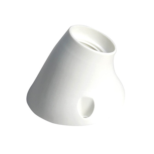 [9277] PORTALAMPARAS ZOCALO CURVO BLANCO XX