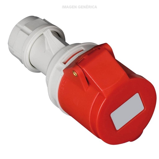[002300386] BASE AEREA HEMBRA 3P+TT 16A IP44 TIPO CETAC GSC
