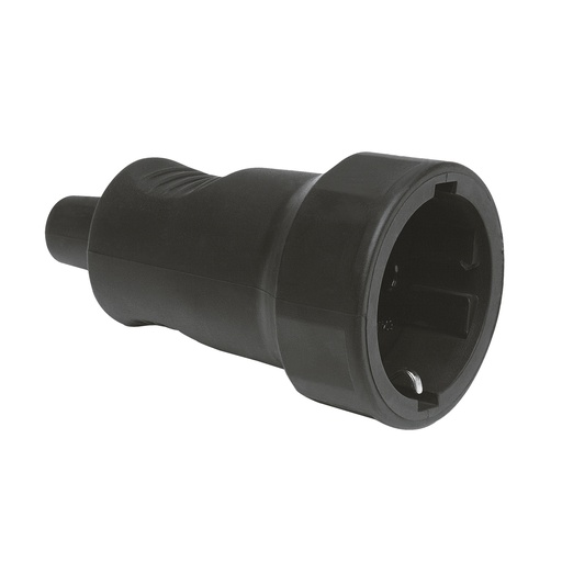 [8405] BASE ENCHUFE AEREA HEMBRA C/TT GOMA NEGRA AMIG