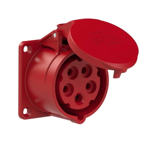 [315-5-16] BASE ENCHUFE EMPOTRAR 5P/16A IP44 TIPO CETAC PCE