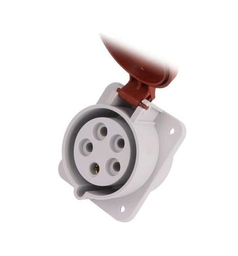 [PB1058] BASE ENCHUFE EMPOTRAR 5P/32A IP44 TIPO CETAC PAWBOL