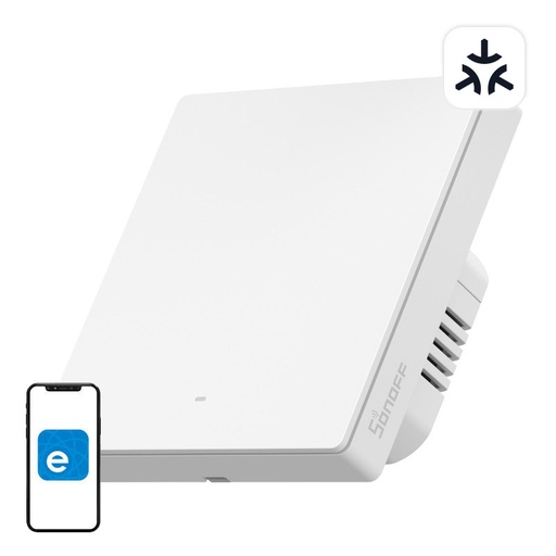 [M5-1C-86W] PULSADOR SIMPLE BLANCO WIFI MATTER SONOFF