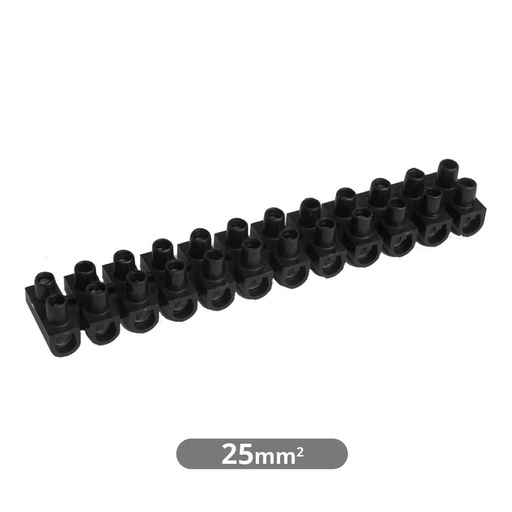 [001000113] REGLETA CONEXION 25MM NEGRA GSC
