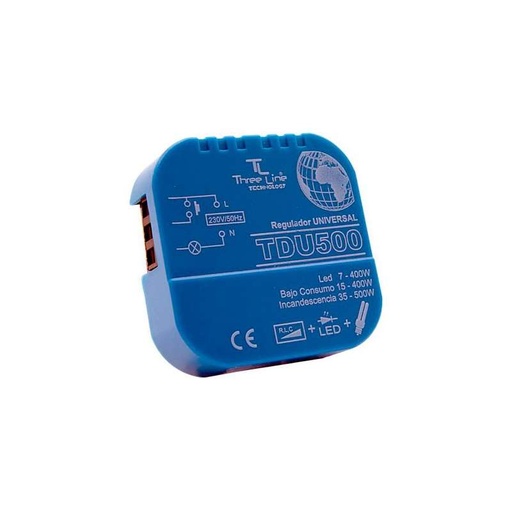 [TDU500] REGULADOR DE INTENSIDAD CAJA UNIVERSAL LED TDU500