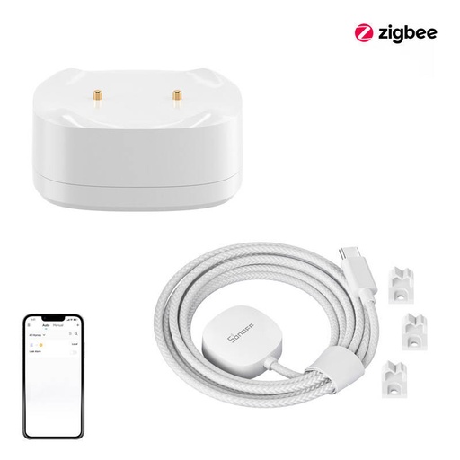 [SNZB-05PC] SENSOR AGUA INTELIGENTE ZIGBEE 3.0 + CABLE WLDC200 SONOFF