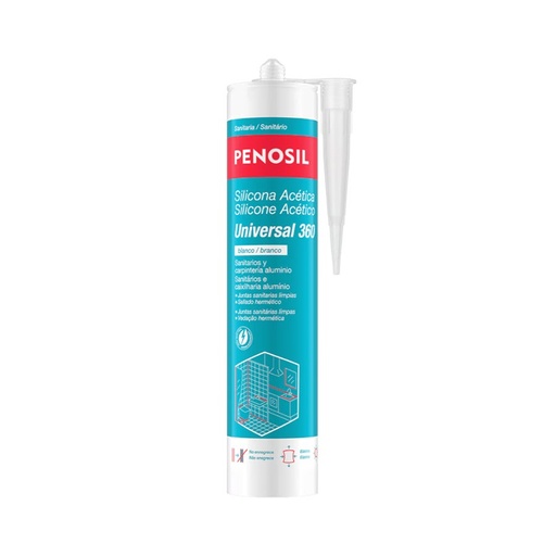 SILICONA ACETICA BLANCA 280ML PENOSIL
