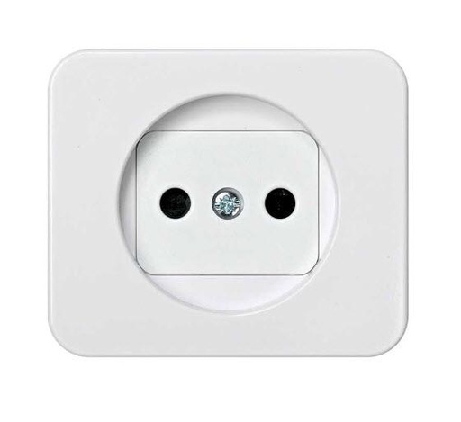 [75040-60] TAPA BASE ENCHUFE 2P SIN TIERRA BLANCO SIMON 75