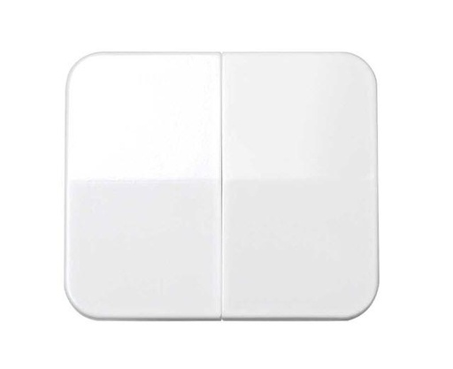 [75026-30] TECLA DOBLE INT/CONM. BLANCO SIMON 75