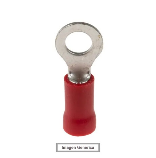 [BM00119] TERMINAL REDONDO 2.5MM2 M4X7 ROJO BM