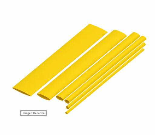 TERMORRETRACTIL AMARILLO 9MM 1M