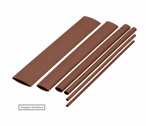 TERMORRETRACTIL MARRON 6.4MM 1M