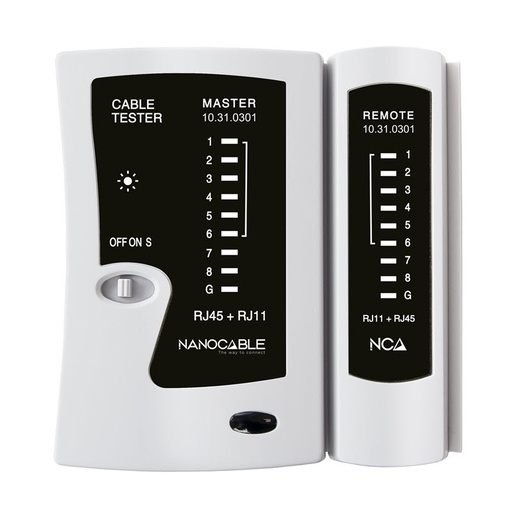 [10.31.0301] TESTER RED RJ11 RJ12 RJ45 CAT5 CAT6 TL-468