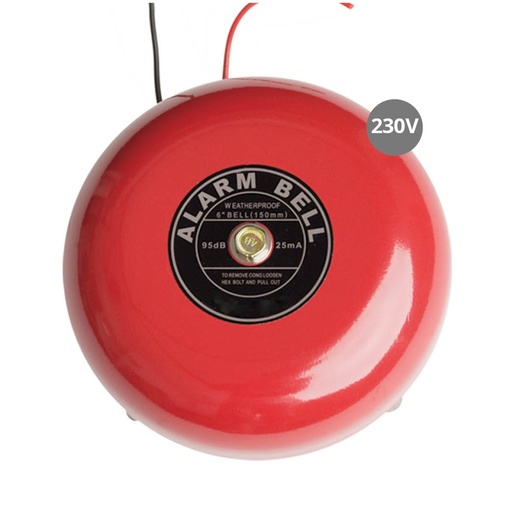 [001400967] TIMBRE INDUSTRIAL 10CM ALARM BELL GSC