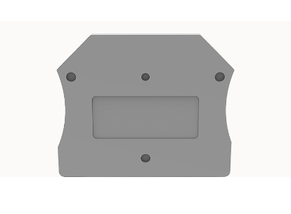 [E-PC-01P-11-1000AH] TOPE BORNA CARRIL DIN GRIS DEGSON