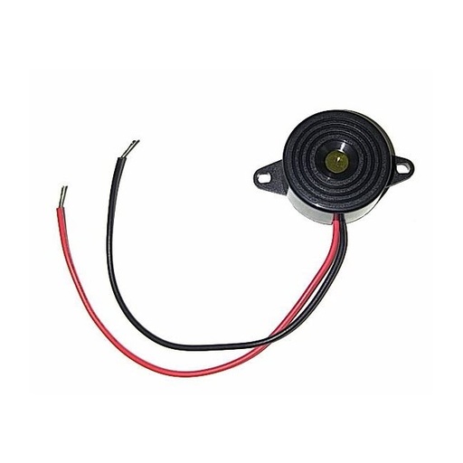 [LD-BZPG-2312] ZUMBADOR PIEZO. 3-24V 12MA 3.3KHZ 85DB 23MM CON CABLE