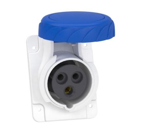 [PKF16F723] BASE ENCHUFE HEMBRA 2P+TT 16A IP67 EMPOTRAR CUADRO TIPO CETAC SCHNEIDER