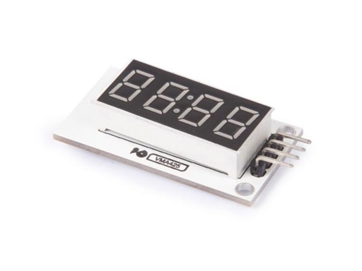 [WPI425] MODULO PANTALLA 7 SEGMENTOS 4 DIGITOS CONTROLADOR TM1637 ESPECIAL ARDUINO VLL