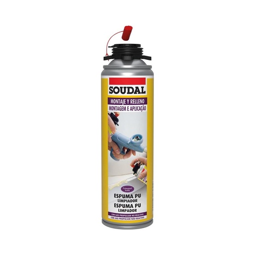 LIMPIADOR ESPUMA POLIURETANO MULTIUSOS 500ML SOUDAL