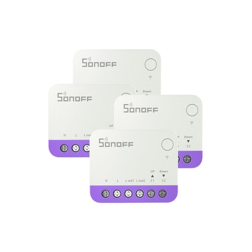 [MINI-RBS-X4] ACTUADOR PERSIANAS INTELIGENTE UP/DOWN MATTER PACK 4UDS MINI-RBS SONOFF