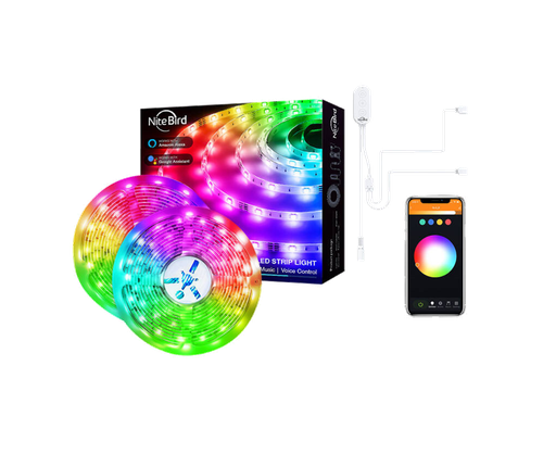 TIRA LED INTELIGENTE RGB WIFI 2X5M C/ALIMENTADOR NITEBIRD