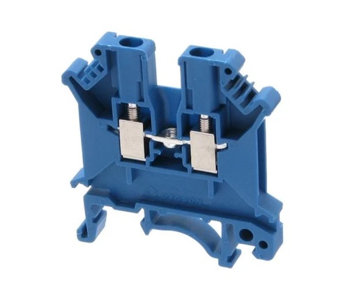 [PC2.5-01P-12-00AH] BORNA CARRIL DIN 2.5MM AZUL 0.2-2.5MM2 DEGSON