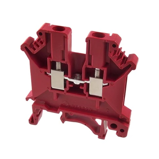 [PC4-01P-16-00A] BORNA CARRIL DIN 4MM ROJO 0.2-4MM2 DEGSON
