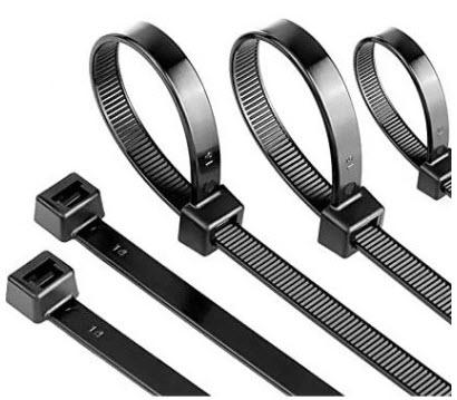 [BN36200] BRIDA NYLON 3.6X200 NEGRA POLIAMIDA 6.6 1UD INDEX