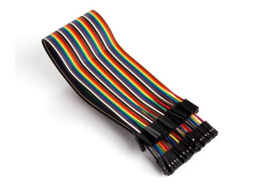 [WPA415] CABLE PUENTES HEMBRA-HEMBRA 30CM CABLE PLANO 40UDS VLL