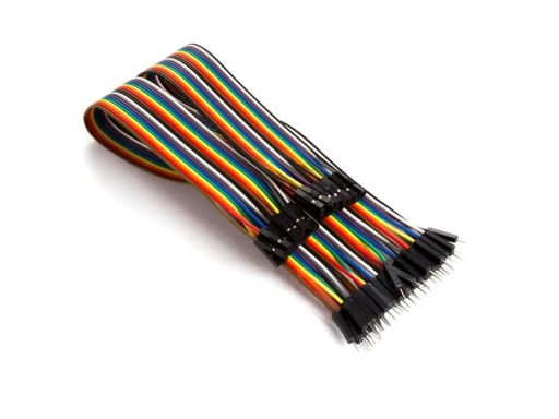 [WPA414] CABLE PUENTES MACHO-HEMBRA 30CM CABLE PLANO 40UDS VLL